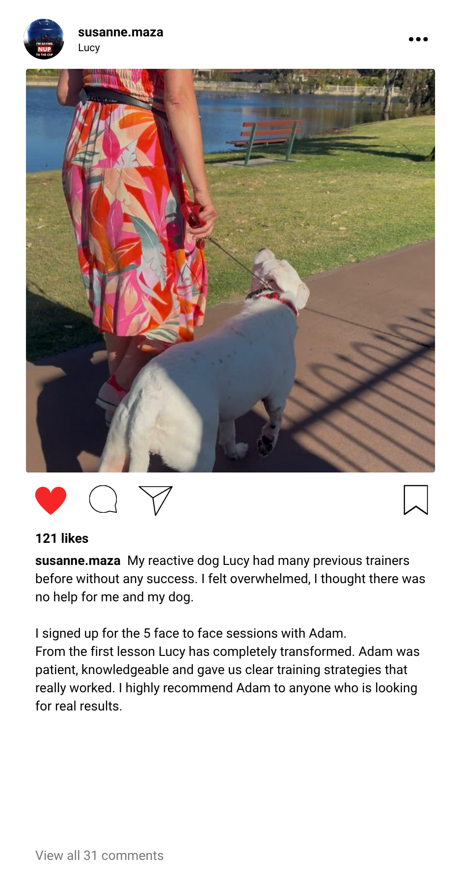 Susanne's Testimonial
